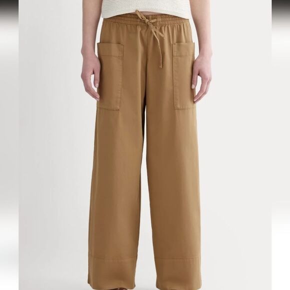 NWT Everlane The Easy Patch Pants In Tan Size Small - Picture 1 of 13